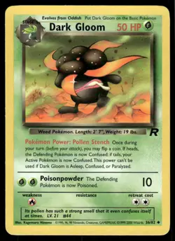 Pokemon Cards Dark Gloom 36/82 Team Rocket WOTC Uncommon NM - Image 1