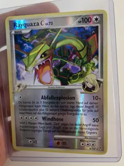 Pokemon Card Rayquaza C LV. 73 8/147 Reverse Holo German - Image 4