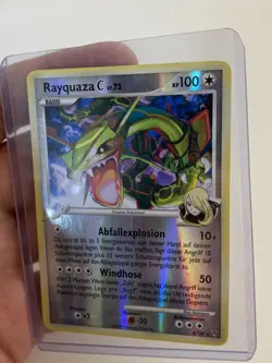 Pokemon Card Rayquaza C LV. 73 8/147 Reverse Holo German - Image 5