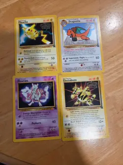 4 Kids WB Presents Pokemon The First Movie Rare 1998 pokemon card - Image 1
