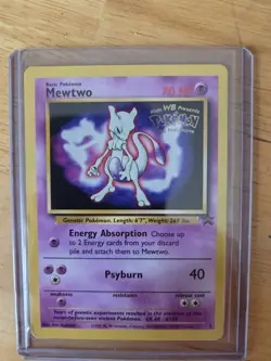 4 Kids WB Presents Pokemon The First Movie Rare 1998 pokemon card - Image 3