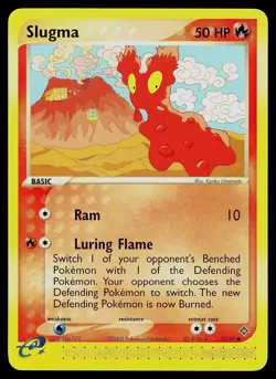 Pokemon Card Dragon Slugma 72/97 Common - Image 1