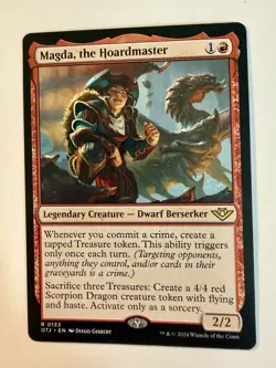 Magda, the Hoardmaster R Outlaws of Thunder Junction 133 NM MTG - Image 1