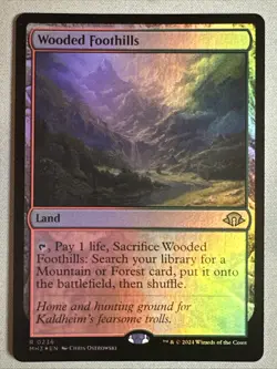 MTG / Wooded Foothills / MH3 / #236 / FOIL / Rare / NM - Image 1