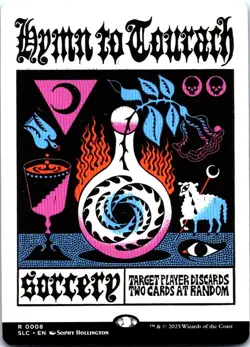 Hymn to Tourach R Secret Lair Countdown Kit 8 NM NM-LP - Image 1