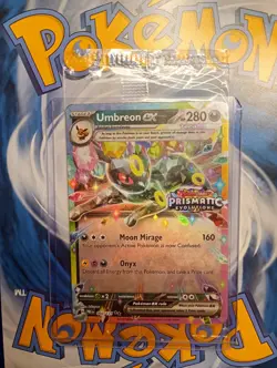 Pokemon Umbreon Ex PRE 060/131 Promo Stamped Sealed, Prismatic Evolution - Image 1