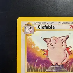 Vintage Pokemon Clefable 17/64 Jungle Non-holo Rare WotC 1999 - Image 2