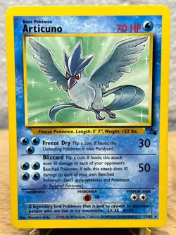 Fossil Articuno 17/62 Rare Pokemon NM/LP - Image 1