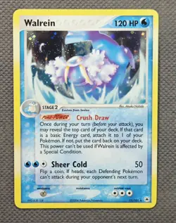 2004 Walrein 15/101 EX Hidden Legends Holo Rare Pokemon Card TCG Vintage LP - Image 1