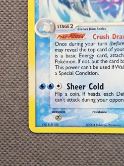 2004 Walrein 15/101 EX Hidden Legends Holo Rare Pokemon Card TCG Vintage LP - Image 5