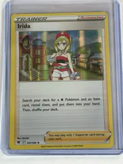 Irida 147/189 Pokemon Sword & Shield Astral Radiance Holo Rare Pokemon Card TCG - Image 1