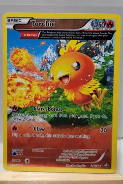 Torchic (Omega) Uncommon Reverse Holo XY - Primal Clash 26/160 Pokemon TCG - Image 1