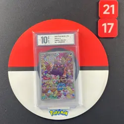 2025 Pokemon TCG Chinese Gem Pack Vol.3 CBB3C-14 07/07 Morpeko Grade10 - Image 1