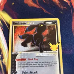 Pokemon Umbreon Gold Star 17/17 Celebrations Classic Collection Near Mint - Image 3