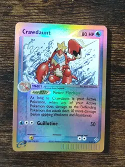 Crawdaunt 3/97 EX Dragon Reverse Holo Rare 2003 Pokemon - Image 1