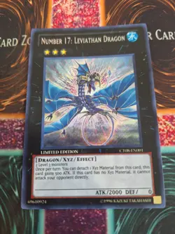 Yu-Gi-Oh! Number 17: Leviathan Dragon CT08-EN001 Secret Rare Limited Near Mint - Image 1