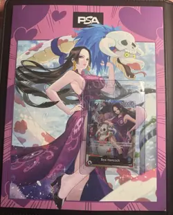 Boa Hancock OP07-038 ONE PIECE 2025 PSA Magazine Factory SEALED Promo Leader - Image 1