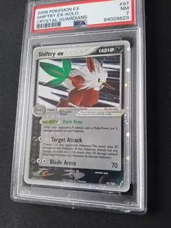 Shiftry ex Pokemon Crystal Guardians Holo 97/100 PSA 7 NM Graded Card - Image 2
