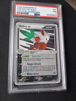 Shiftry ex Pokemon Crystal Guardians Holo 97/100 PSA 7 NM Graded Card - Image 3