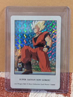 Super Saiyan Son Goku FOIL - Dragon Ball Z Hero Collection Card 134 - Image 1