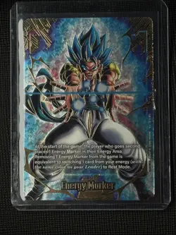 Bandai Dragon Ball Super Card Game Energy Marker Gogeta E-126 Foil NYC - Image 1