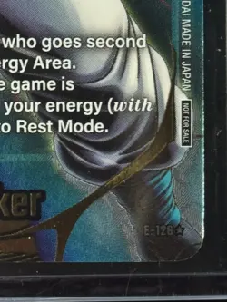 Bandai Dragon Ball Super Card Game Energy Marker Gogeta E-126 Foil NYC - Image 3