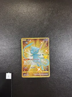 Pokemon TCG Celebrations Mew Gold Full Art Holo Card 25/25 Secret Rare - Image 1
