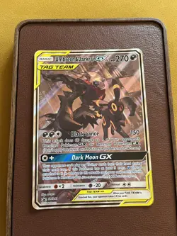 Pokemon Jumbo Oversized Umbreon & Darkrai GX Tag Team Promo Card SM241 - Image 1