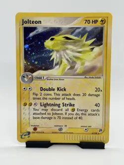 Pokemon TCG Jolteon #6/100 EX Sandstorm English E-reader Card Holo Rare 2003: LP - Image 1