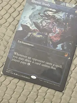 Rhystic Study (Anime Borderless) Wilds of Eldraine: Enchanting Tales LP MTG - Image 4