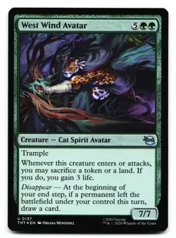 West Wind Avatar #137 Teenage Mutant Ninja Turtles Foil - Image 1