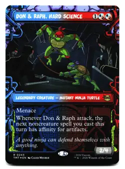 Don & Raph, Hard Science (Showcase) #243 Teenage Mutant Ninja Turtles Foil - Image 1