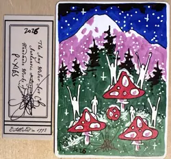 MTG ARTIST PROOF Off center Missprint Argothian Pixies AP Sketch Art Amy WEBER - Image 1