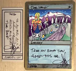 MTG Time Walk Altered San Francisco World Championships Amy WEBER - Image 1