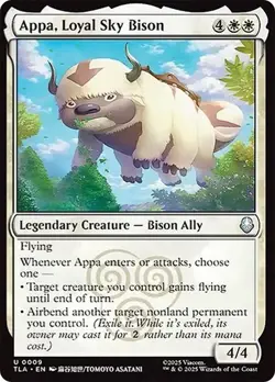 NM Appa, Loyal Sky Bison, MTG, Avatar: The Last Airbender, Magic, 9 - Image 1