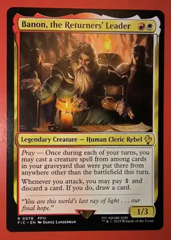 MTG, MAGIC: BANNON, THE RETURNERS' LEADER, FIC, RARE, 0078 - NM - REGULAR - Image 1