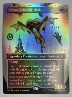 MTG Momo, Friendly Flier (Borderless Foil) Avatar: The Last Airbender - Image 1