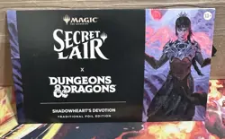 MTG Secret Lair Dungeons & Dragons Shadowheart's Devotion FOIL Sealed - Image 1