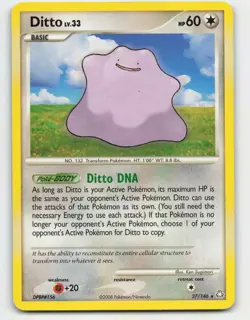 2008 Pokemon, Legends Awakened, #27/146 Ditto, Rare - Image 1