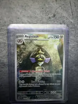 Pokemon TCG Aegislash Paradox Rift 210/182 Holo Illustration Rare Card - Image 1