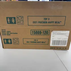 POKEMON 25TH ANNIVERSARY OPEN CASE OF 127 PACKS MCDONALDS 2021 - TOY 3 - Image 1