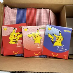 POKEMON 25TH ANNIVERSARY OPEN CASE OF 127 PACKS MCDONALDS 2021 - TOY 3 - Image 3