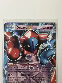 Deoxys EX BW82 Team Plasma Black & White Promo Holo Pokemon TCG - Image 2