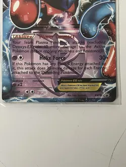Deoxys EX BW82 Team Plasma Black & White Promo Holo Pokemon TCG - Image 4
