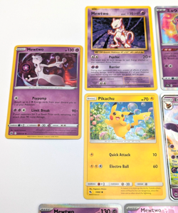 Lot of 16 Pokemon TCG Mew Mewtwo Pikachu XY Evolutions Espeon GX Sun & Moon Rare - Image 3