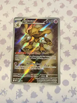 Pokemon TCG Alakazam 009 Me: Mega Evolution Promo Holo 140 HP Psychic Draw - Image 1