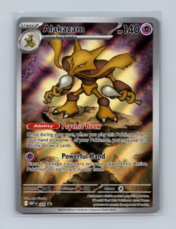 Alakazam - 009 009 Holo Promo ME: Mega Evolution Promo Pokemon Near Mint - Image 1