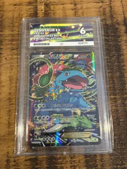 Pokemon TCG - Venusaur XY123 Promo - Red & Blue Collection - ACE Grading 6 - Image 1
