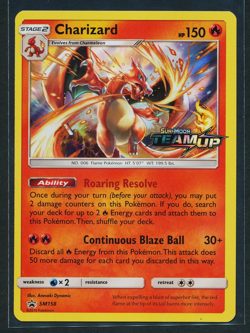 Charizard SM158 Black Star Promo Prerelease Holo Pokemon 2019 SM Team Up - NM - Image 1
