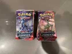 Lot (16) Pokemon Scarlet & Violet SV05 Temporal Forces Booster Packs Sealed - Image 1